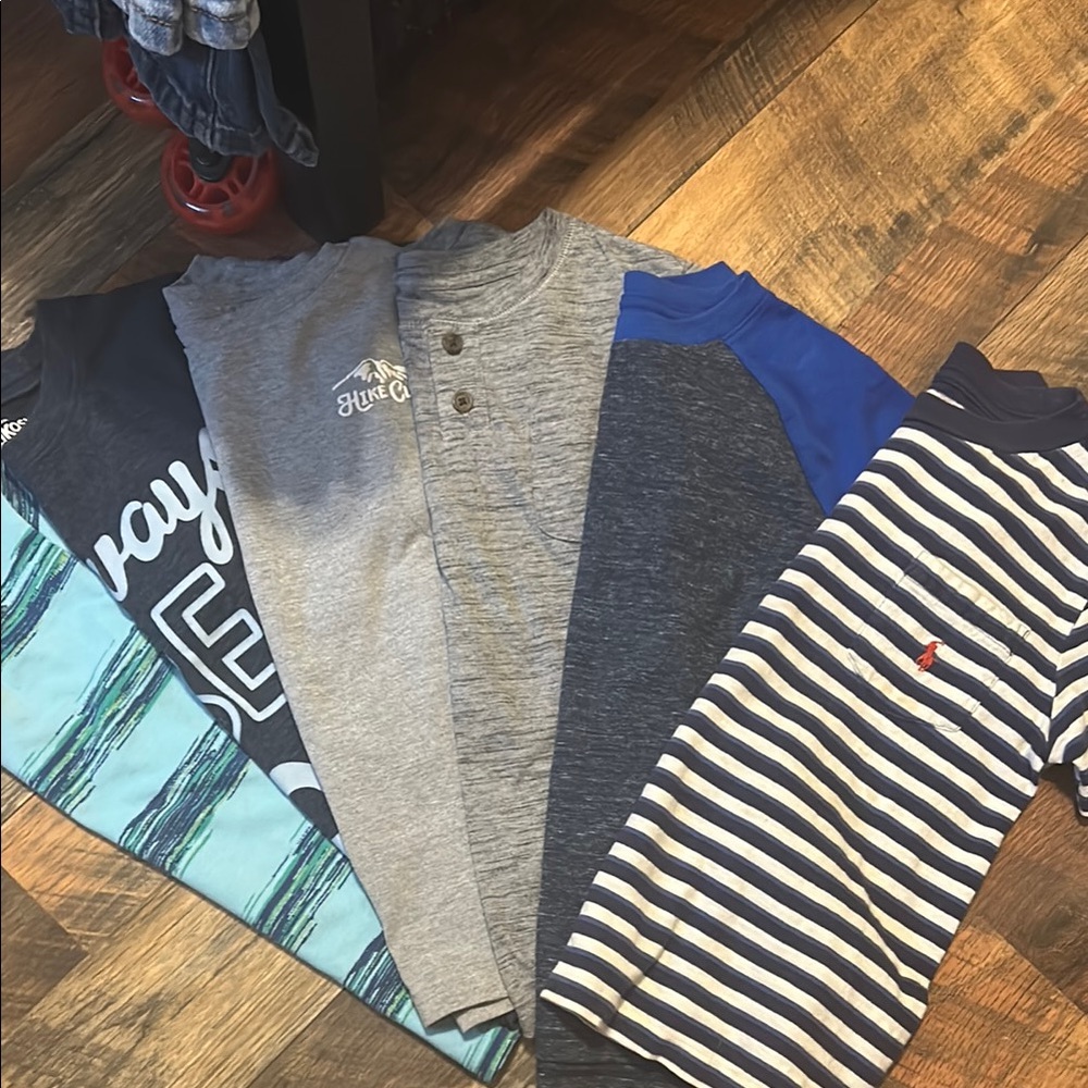Size 5 boys T-shirt lot! Oshkosh, epic threads, polo, wonder nation, etc